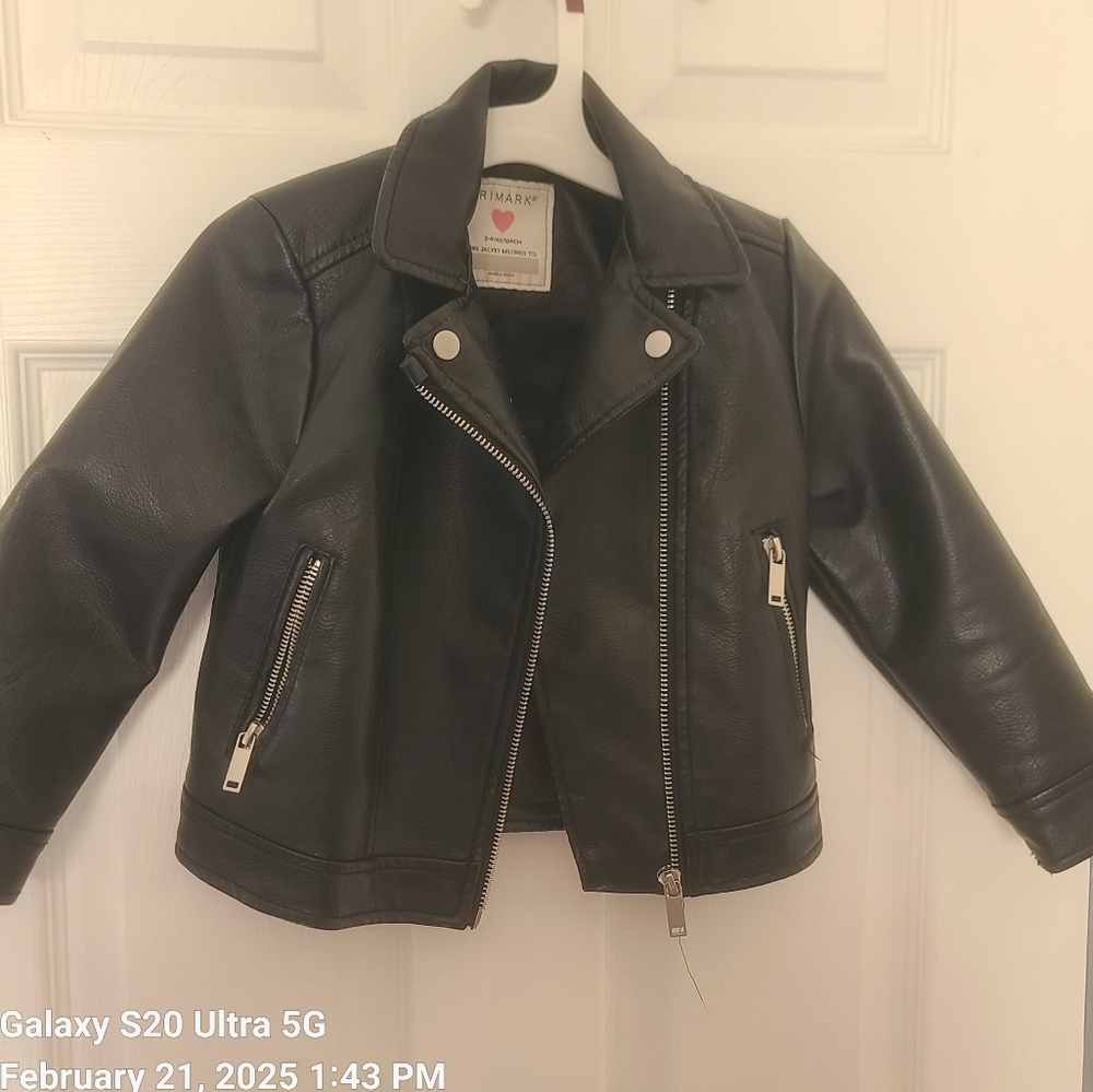 3t-4t Pleather jacket